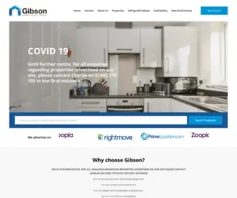 Gibsonestateagents.co.uk(Gibson Estate Agents) Screenshot