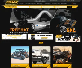 Gibsonexhaust.com(Gibson Exhaust Systems) Screenshot