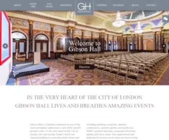 Gibsonhall.com Screenshot