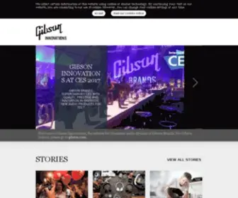 Gibsoninnovations.com(Gibson Innovations) Screenshot