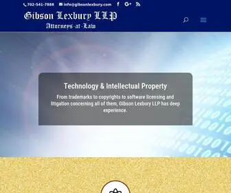 Gibsonlexbury.com(Law Firm of Gibson Lexbury LLP) Screenshot