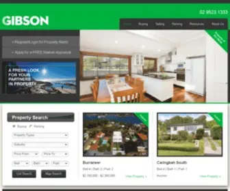 Gibsonpartners.com(Gibson Partners Real Estate) Screenshot