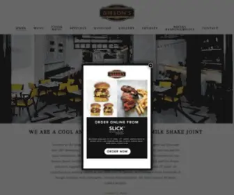 Gibsonsburgers.co.za(Gourmet Burgers & Ribs) Screenshot