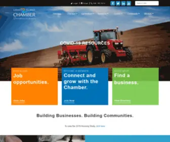 Gichamber.com(Grand Island Area Chamber of Commerce) Screenshot