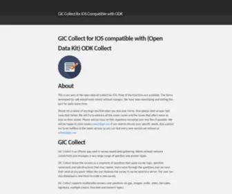 Gic.mx(GIC Collect for IOS compatible with (Open Data Kit) ODK Collect) Screenshot