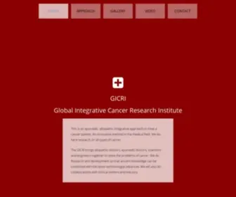 Gicri.in(Global Integrative Cancer Research Institiute) Screenshot