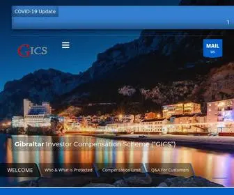 Gics.gi(GICS About Us) Screenshot