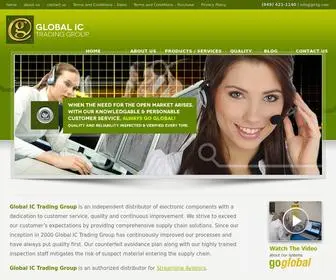 Gictg.com(Global IC Trading Group) Screenshot