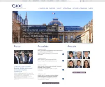 Gide.com(Cabinet) Screenshot