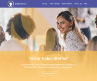 Gideoniterna.se(Hem) Screenshot