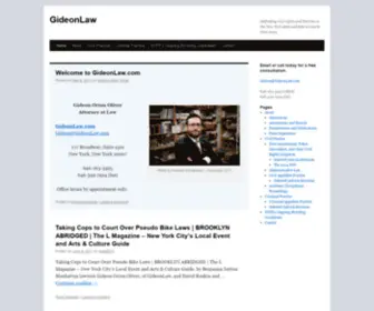 Gideonlaw.com(Defending civil rights and liberties in the New York state and federal courts since 2004) Screenshot