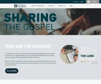 Gideons.co.za(The Gideons South Africa) Screenshot