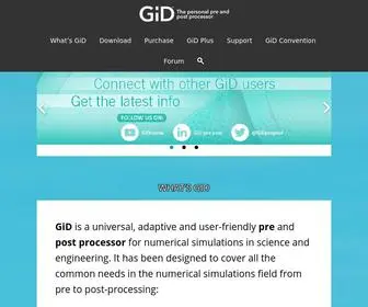 Gidhome.com(GiD is a universal) Screenshot