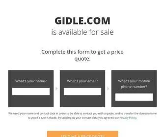 Gidle.com(Contact us for any business inquiries) Screenshot