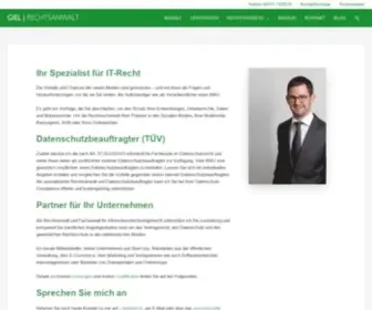 Giel-Rechtsanwalt.de(Datenschutz) Screenshot