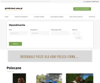 Gielda-Koni.com.pl(Jeździecki portal ogłoszeniowy) Screenshot