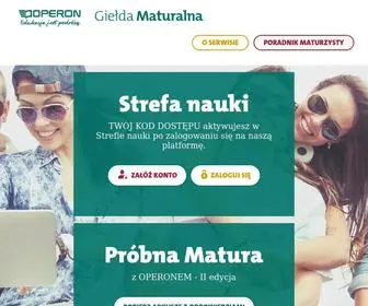 Gieldamaturalna.pl(Nowa matura 2021) Screenshot