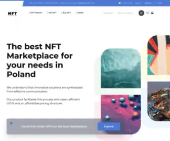 Gieldanft.com(Create, Buy, and Sell NFT) Screenshot