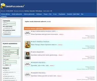 Gieldapszczelarska.pl(Strona gĹĂłwna) Screenshot