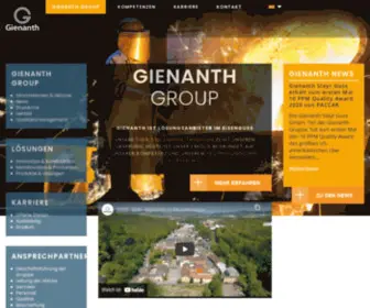 Gienanth.com(Gienanth) Screenshot