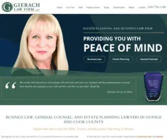 Gierachlawfirm.com(Naperville, IL Estate Planning Lawyer) Screenshot