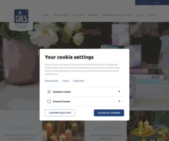 Gies-Kerzen.de(GIES Kerzen) Screenshot