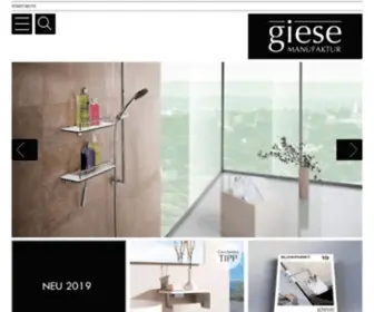 Giese-Sanitaer.de(Giese Sanitärmanufatur) Screenshot