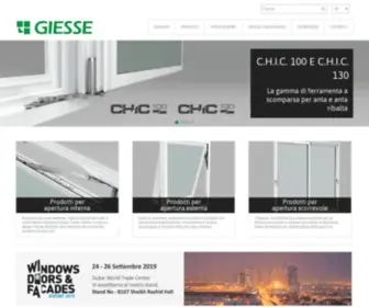 Giesse.it(Accessori per serramenti in alluminio) Screenshot