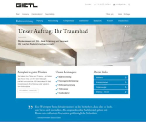 Gietl.de(Nabburg) Screenshot