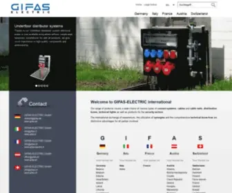 Gifas-Electric.com(GIFAS-ELECTRIC GmbH) Screenshot