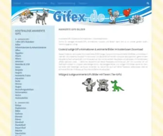 Gifex.de(Lustige animierte GIFs Cliparts Bilder Animationen) Screenshot