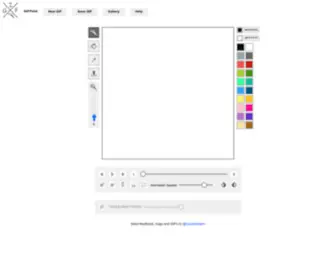 Gifpaint.com(It's like MSPaint for GIFs) Screenshot