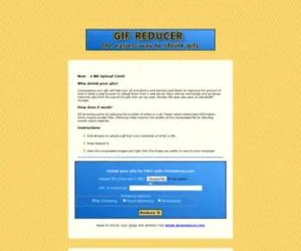 Gifreducer.com(Gif Reducer) Screenshot