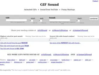 Gifsound.com(GIFs with Sound Mashups) Screenshot