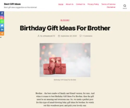 Giftandwish.com(Best Gift Ideas) Screenshot