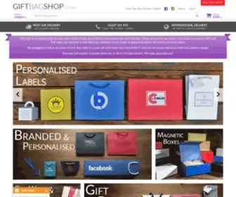 Giftbagshop.co.uk(Huge range of great value gift bags) Screenshot