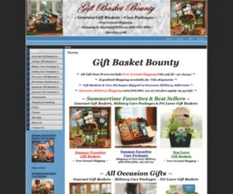 Giftbasketbounty.com(Gift Baskets) Screenshot