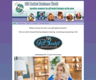 GiftbasketbusinessWorld.com(Helping your business grow) Screenshot