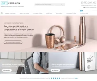 Giftcampaign.es(Regalos de Empresa y Art) Screenshot