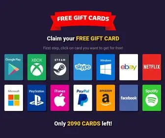 Giftcard4Fans.com(Free Gift Card) Screenshot