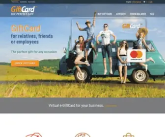 Giftcards.eu(GiftCard Mastercard or VISA prepaid cards I) Screenshot