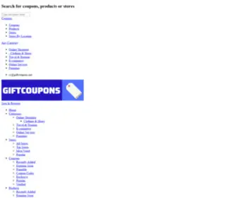 Giftcoupons.net(giftcoupons) Screenshot