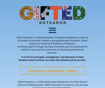 Giftedaotearoa.nz(Gifted Aotearoa) Screenshot