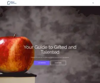 Giftedgateway.com(Your Guide to Gifted and Talented) Screenshot