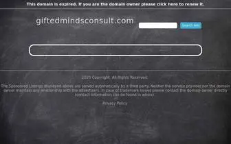 Giftedmindsconsult.com(giftedmindsconsult) Screenshot
