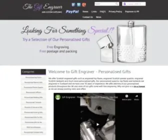 Giftengraver.co.uk(Personalised Scottish Gifts) Screenshot