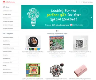 Giftgroupy.com(Gift ideas for everyone) Screenshot