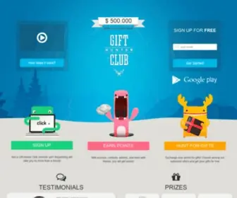 Gifthunterclub.info(Gift Hunter Club) Screenshot