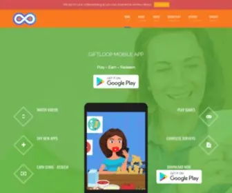 Giftloop.co(Make Money from Mobile App) Screenshot