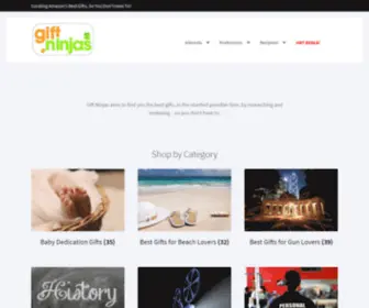 Giftninjas.co(Finding You The Best Gifts) Screenshot